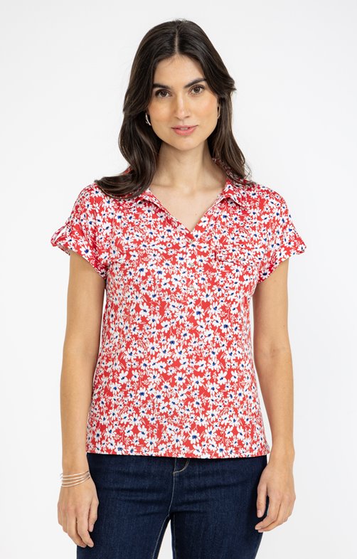 Tee-shirt imprimé manches courtes