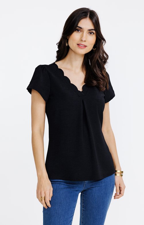 Tee-shirt uni manches courtes