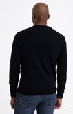 Pull col rond jacquard