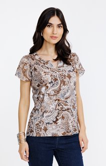 Tee-shirt imprimé manches courtes