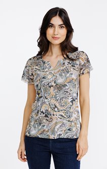 Tee-shirt imprimé manches courtes