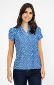 Tee-shirt imprimé pois manches courtes