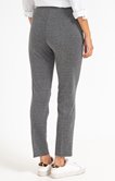 Pantalon esprit jogging en pied de poule