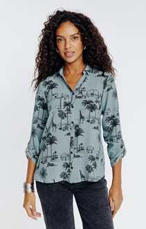 Chemise imprimé jungle