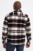 Surchemise à carreaux doublée en sherpa