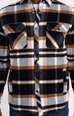 Surchemise à carreaux doublée en sherpa