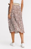 Jupe longue imprimée avec ceinture