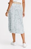 Jupe longue imprimée avec ceinture