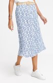 Jupe longue imprimée avec ceinture