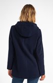 Manteau court à capuche