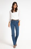 Jean bootcut avec ceinture