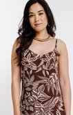 Robe longue imprimée