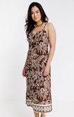 Robe longue imprimée