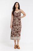 Robe longue imprimée