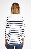 tee-shirt rayé col polo