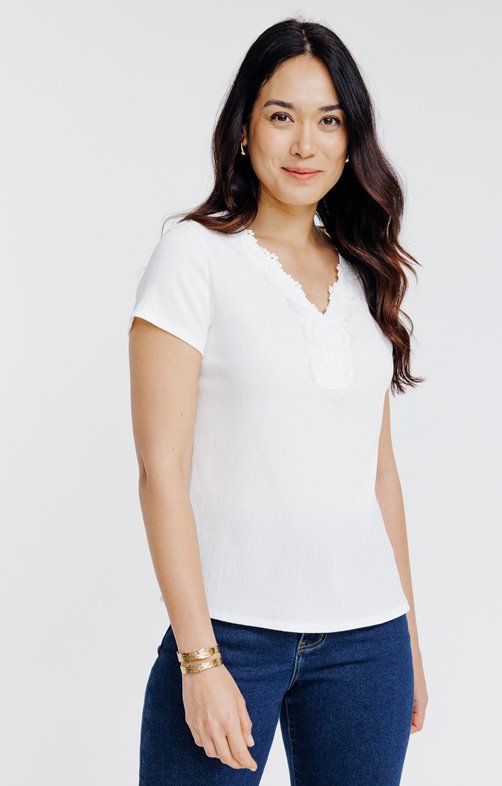 Tee-shirt uni manches courtes