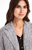 CARDIGAN LONG COL TAILLEUR ET POCHES
