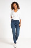Pantalon jean avec broderie