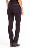 Pantalon jean droit avec double bouton