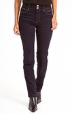 Pantalon jean droit avec double bouton