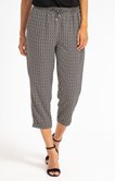 Pantalon imprimé avec cordon