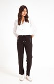 Pantalon droit avec détail zip