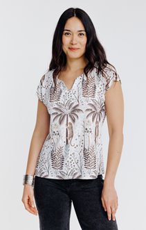 Tee-shirt imrpimé manches courtes