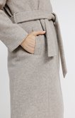 Manteau long à capuche