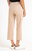 Pantalon large avec bouton corne