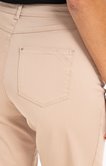 Pantalon large avec bouton corne