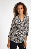 chemise imprimé zèbre