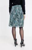 Jupe plissée imprimée