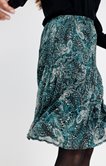 Jupe plissée imprimée