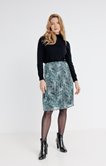 Jupe plissée imprimée