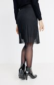 Jupe plissée plumetis
