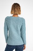 PULL COL ROND POINTELLE SOUS COL 