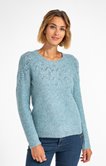 PULL COL ROND POINTELLE SOUS COL 