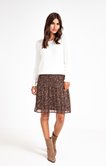 Jupe plissée imprimée