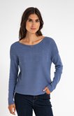 PULL MANCHES LONGUES COL BATEAU 