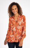 chemise imprimé fleuri