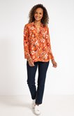 chemise imprimé fleuri