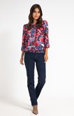 Tunique smockée imprimée 
