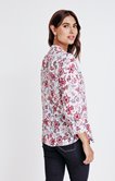 Chemise imprimée fleurs indiennes