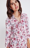 Chemise imprimée fleurs indiennes