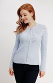 CARDIGAN TRICOTAGE FANTAISIE PLACÉ