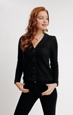 CARDIGAN COL V BOUTONNÉ