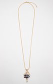 SAUTOIR PENDENTIF BALLERINE STRASS