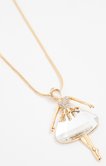SAUTOIR PENDENTIF BALLERINE STRASS