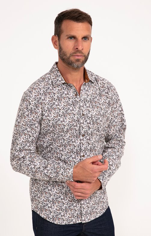 Chemise manches longues Marcus velvet 
