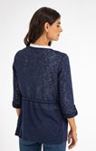 CARDIGAN AVEC LIEN DE RESSERAGE ET POCHE
